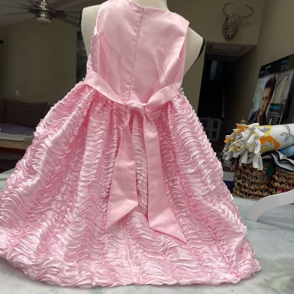 Elegant Pink Kids Formal Dress - Picture 8 of 8